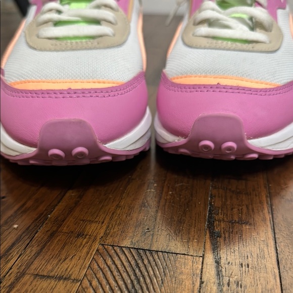 Puma The City Rider Sneakers Multicolor Women's pink green orange white size 8 - Picture 12 of 13